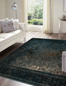 Koberec OMEGA MAMLUK Vintage rozeta, tmavomodrý