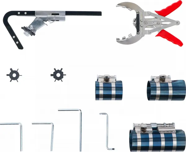 BGS Technics Sada na piestne krúžky (spínacie pásy 53–175 mm, kliešte, čistič drážok)