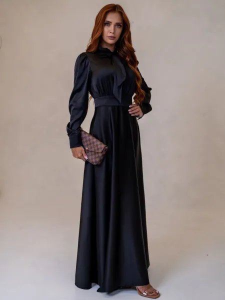 ASPERISSIA Dámske šaty ESTELLE Farba: Čierna, Konfekčná veľkosť: S