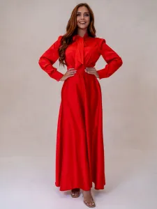 ASPERISSIA Dámske šaty ESTELLE Farba: Červená, Konfekčná veľkosť: M