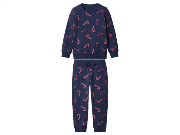 lupilu® Dievčenská tepláková súprava (navy modrá, 122/128)