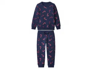 lupilu® Dievčenská tepláková súprava (navy modrá, 122/128)