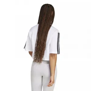 Dámske tričko s krátkym rukávom ADIDAS W 3S SJ TLR T WHITE BLACK