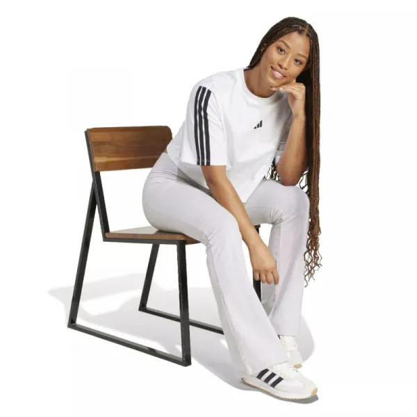 Dámske tričko s krátkym rukávom ADIDAS W 3S SJ TLR T WHITE BLACK