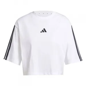 Dámske tričko s krátkym rukávom ADIDAS W 3S SJ TLR T WHITE BLACK