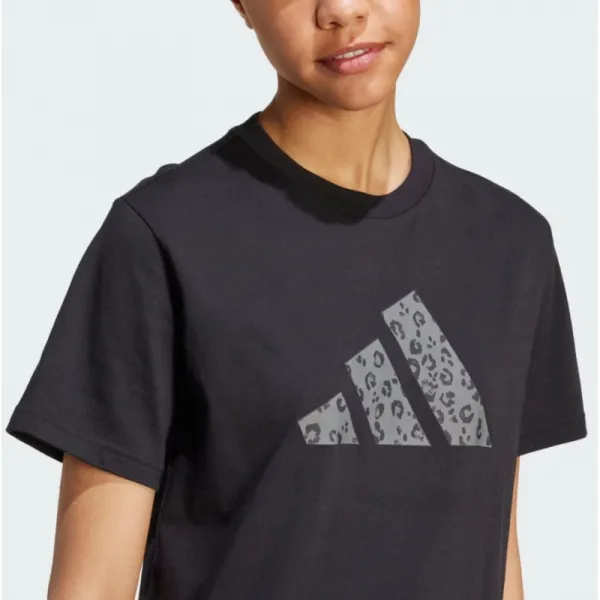 Dámske tričko s krátkym rukávom ADIDAS W ANIMAL T BLACK