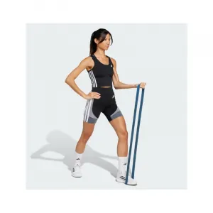 Dámske tréningové tielko ADIDAS WE 3S CROP TANK BLACK WHITE