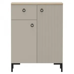 Komoda, sivohnedá Taupe/dub silverjack, DOMCA 2D1S