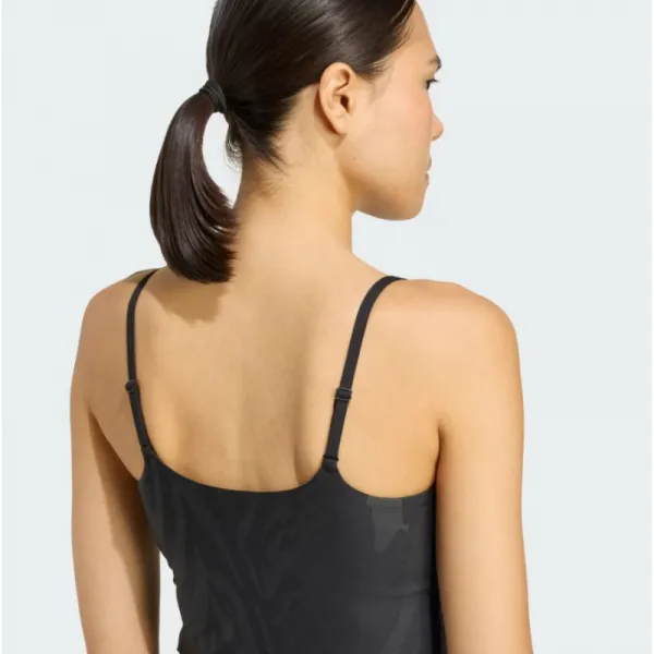 Dámske tréningové tielko ADIDAS OPT AOP LS TANK BLACK