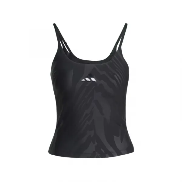 Dámske tréningové tielko ADIDAS OPT AOP LS TANK BLACK