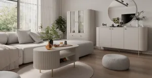 ArtLemp Komoda VAOLIA 2F3S  | pieskovo béžová