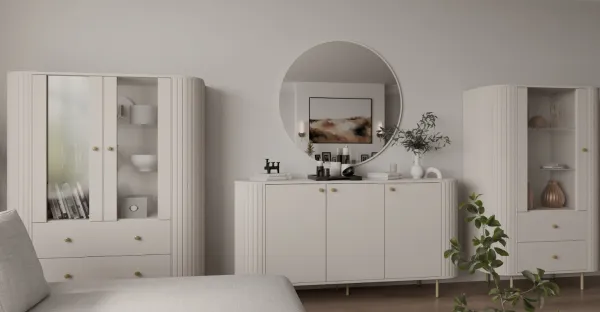 ArtLemp Komoda VAOLIA 2F3S  | pieskovo béžová
