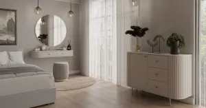 ArtLemp Komoda VAOLIA 2F3S  | pieskovo béžová
