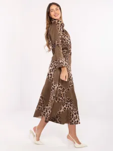Maxi sukňa s leopardím vzorom