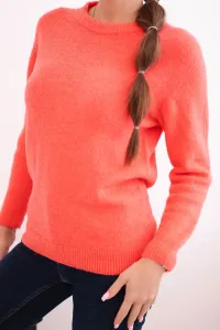 Legínovo Dámsky sveter z baby alpaky s dlhým rukávom béžový Farba: Malinová, Veľkosť: UNI