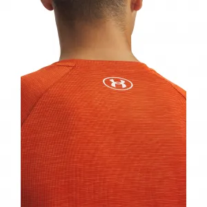 Under Armour TECH TEXTURED Pánske tričko, oranžová, veľkosť