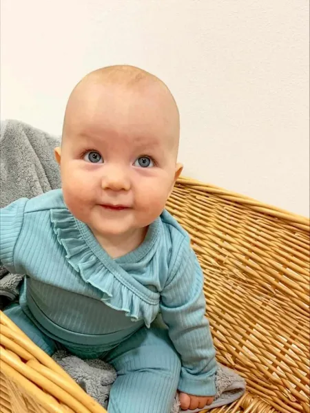 2-dielna dojčenská súprava New Baby Stripes ľadovo modrá 86 (12-18m), 20C48190