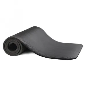 MG Gymnastic Yoga Premium protišmyková podložka na cvičenie 10mm + obal, čierna (WNSP-BLAC)