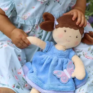 Bonikka Butterfly látková bábika - Ria ružové šaty