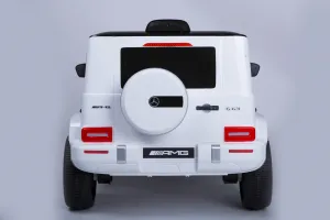 JAKS Elektrické autíčko Mercedes G63 AMG biele