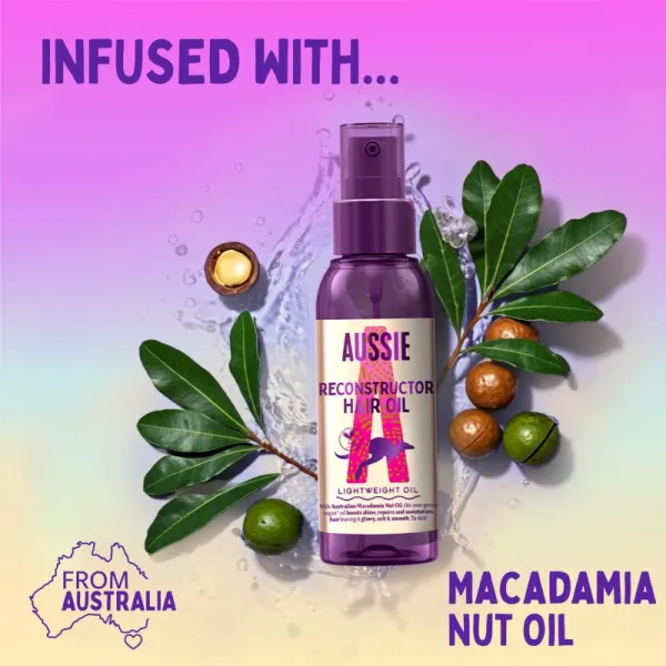 Aussie Reconstructor Hair Oil hydratačný olej na vlasy 100 ml