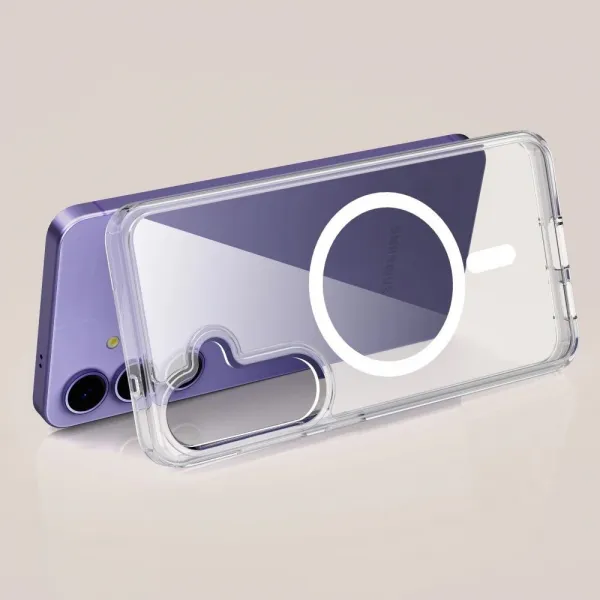 Tech-Protect FlexAir Hybrid MagSafe kryt na Samsung Galaxy S25 FE, priesvitný