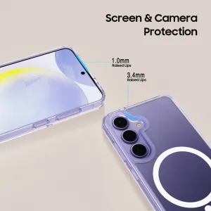 Tech-Protect FlexAir Hybrid MagSafe kryt na Samsung Galaxy S25 FE, priesvitný