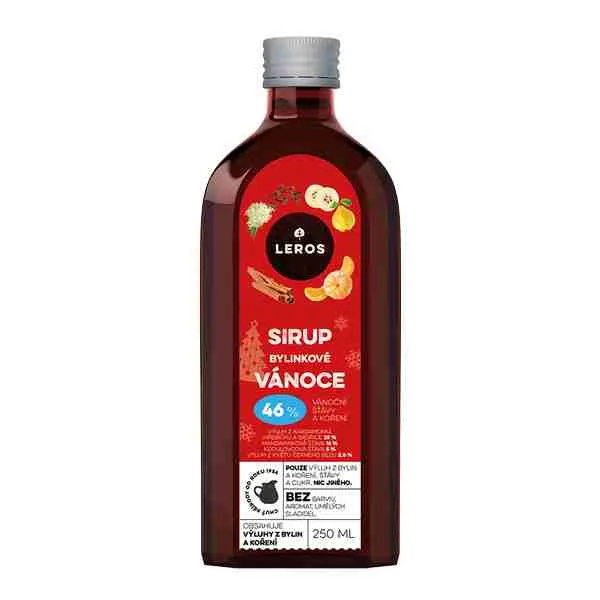 LEROS Sirup bylinkové Vianoce 250 ml