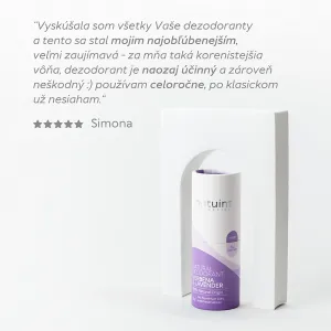 Natuint cosmetics - Krémový dezodorant verbena - levanduľa