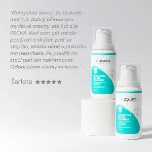 Natuint cosmetics - Čistiaci gél na pleť - hydratačný 3 v 1