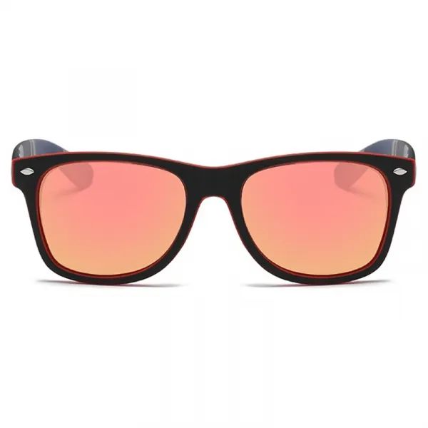 DUBERY Genoa 2 slnečné okuliare, Black & Red / Red (GDB013C02)