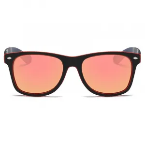 DUBERY Genoa 2 slnečné okuliare, Black & Red / Red (GDB013C02)