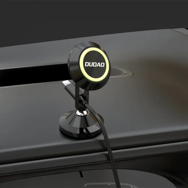 Dudao F6X magnetický držiak na mobil do auta, čierny (F6X +)