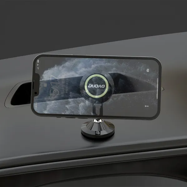 Dudao F6X magnetický držiak na mobil do auta, čierny (F6X +)