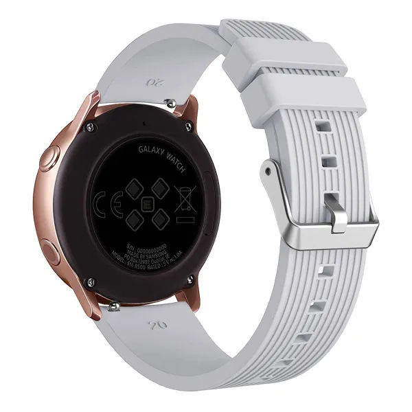 BStrap Silicone Line (Small) remienok na Xiaomi Amazfit GTR Mini, gray