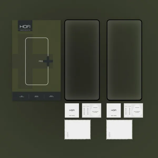 HOFI Glass Pro Full Screen 2x ochranné sklo na Realme C67 4G, čierne