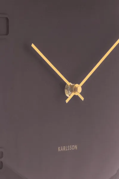 Nástenné hodiny Karlsson Fuerte Dome 30,5 cm ružová farba