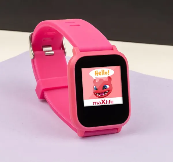 Maxlife Detské Smart hodinky MXSW-200, Ružové