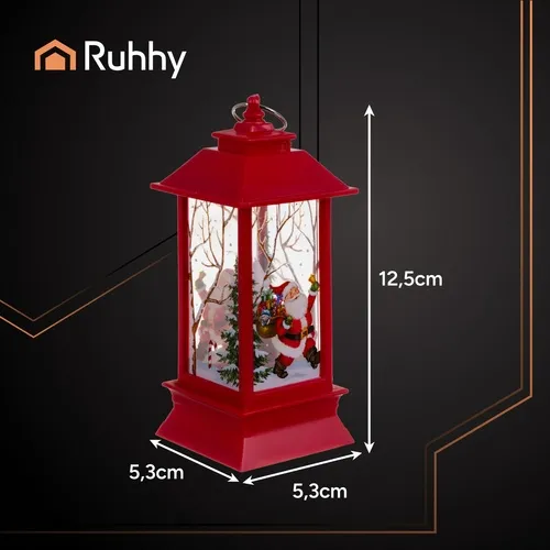Ruhhy Vianočný červený LED lampášik