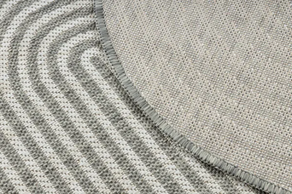 Koberec ORGANIC 1835 geometrický, krémový / sivý