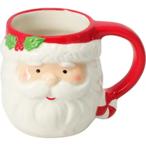 Súprava 2 keramických hrnčekov Mr. & Mrs. Claus 440 ml