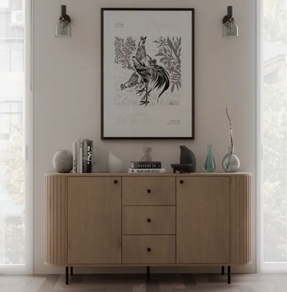 ArtLemp Komoda VAOLIA 2F3S  | dub cremona