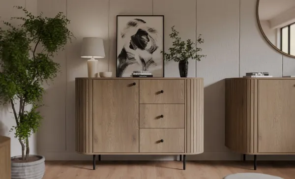 ArtLemp Komoda VAOLIA 1F3S  | dub cremona