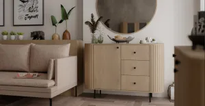 ArtLemp Komoda VAOLIA 1F3S  | dub cremona