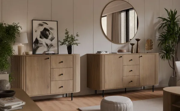 ArtLemp Komoda VAOLIA 1F3S  | dub cremona