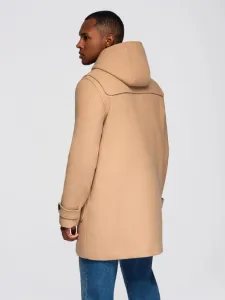 Trendy kabát pre mužov béžový