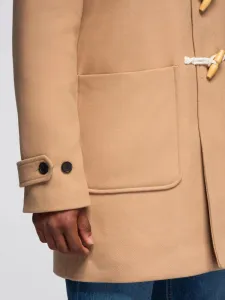 Trendy kabát pre mužov béžový