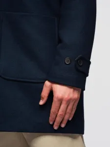 Trendy kabát pre mužov modrý