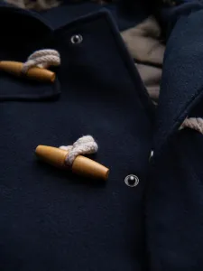 Trendy kabát pre mužov modrý
