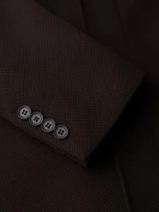 Pánsky kabát na zips hnedý